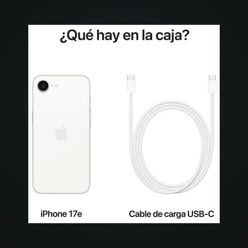 Apple iPhone 17e — elegí capacidad y color — vista 5