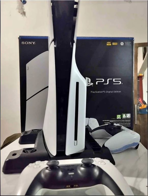 PlayStation 5 con controles y caja original